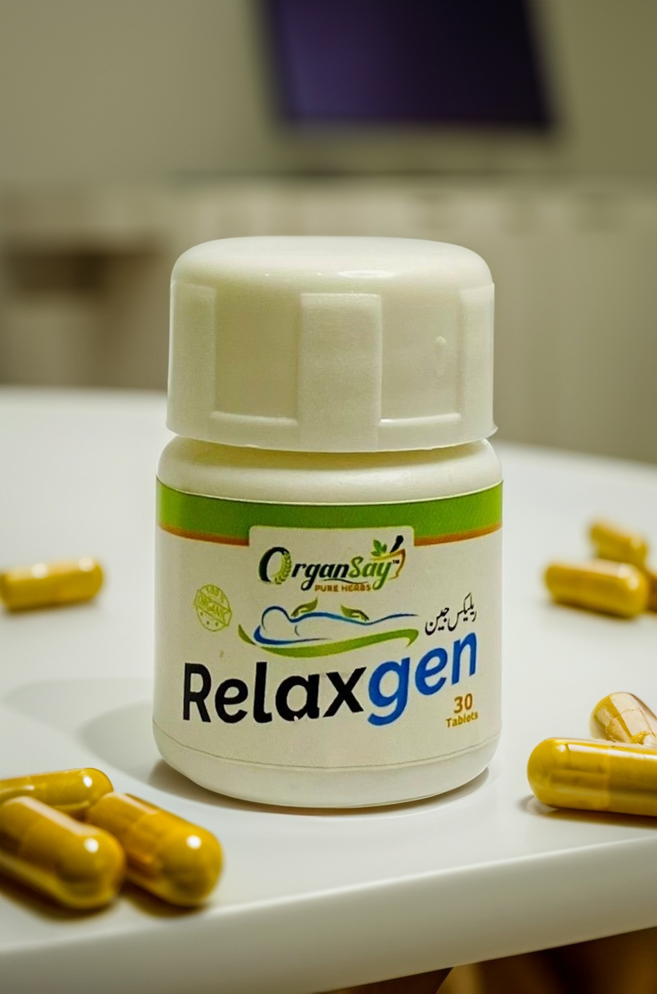 Relaxgen – Natural Stress Relief & Muscle pain (Tablets-30)